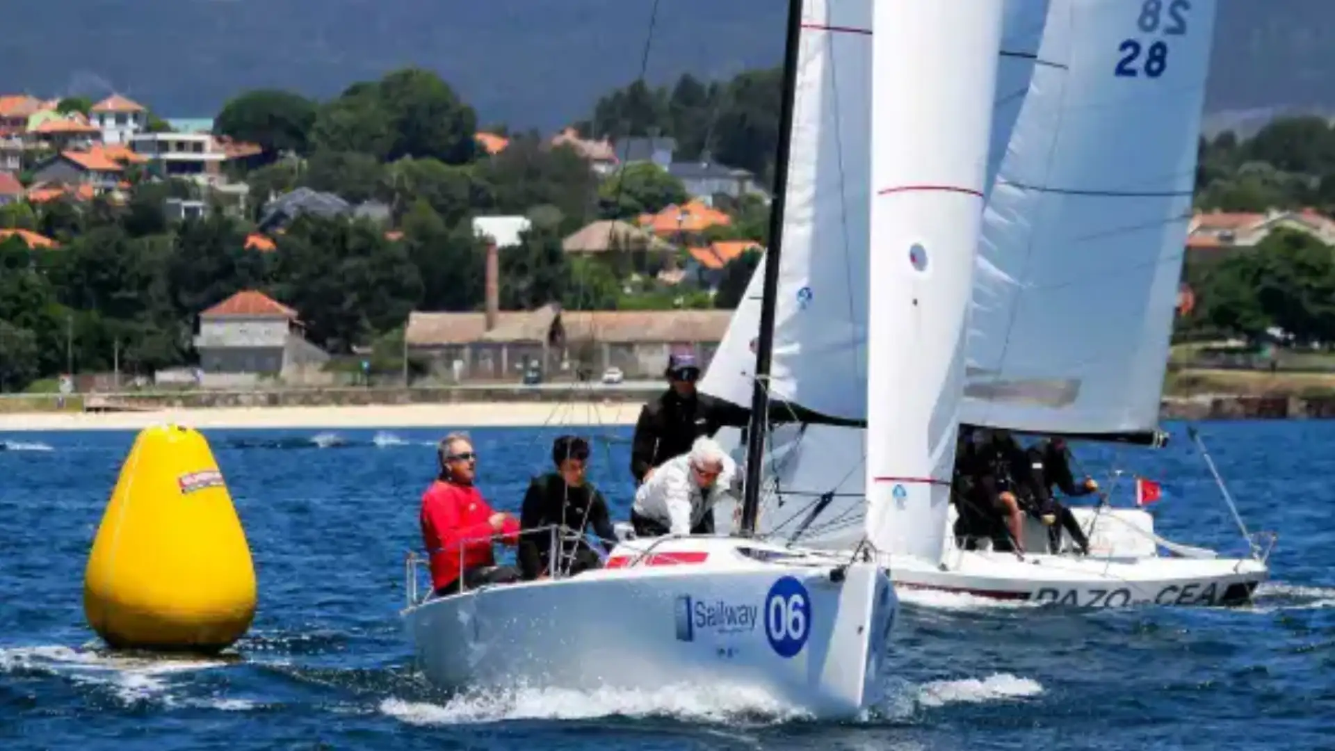 J70 Sailway Series em Vigo um grande Abril Vermelho ganha com autoridade o ato 3
