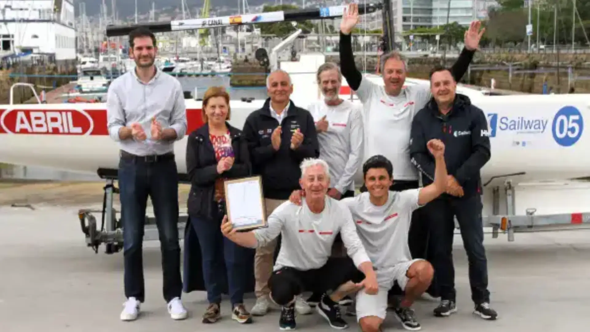 Abril Vermelho vencedor absoluto das J70 Sailway Series