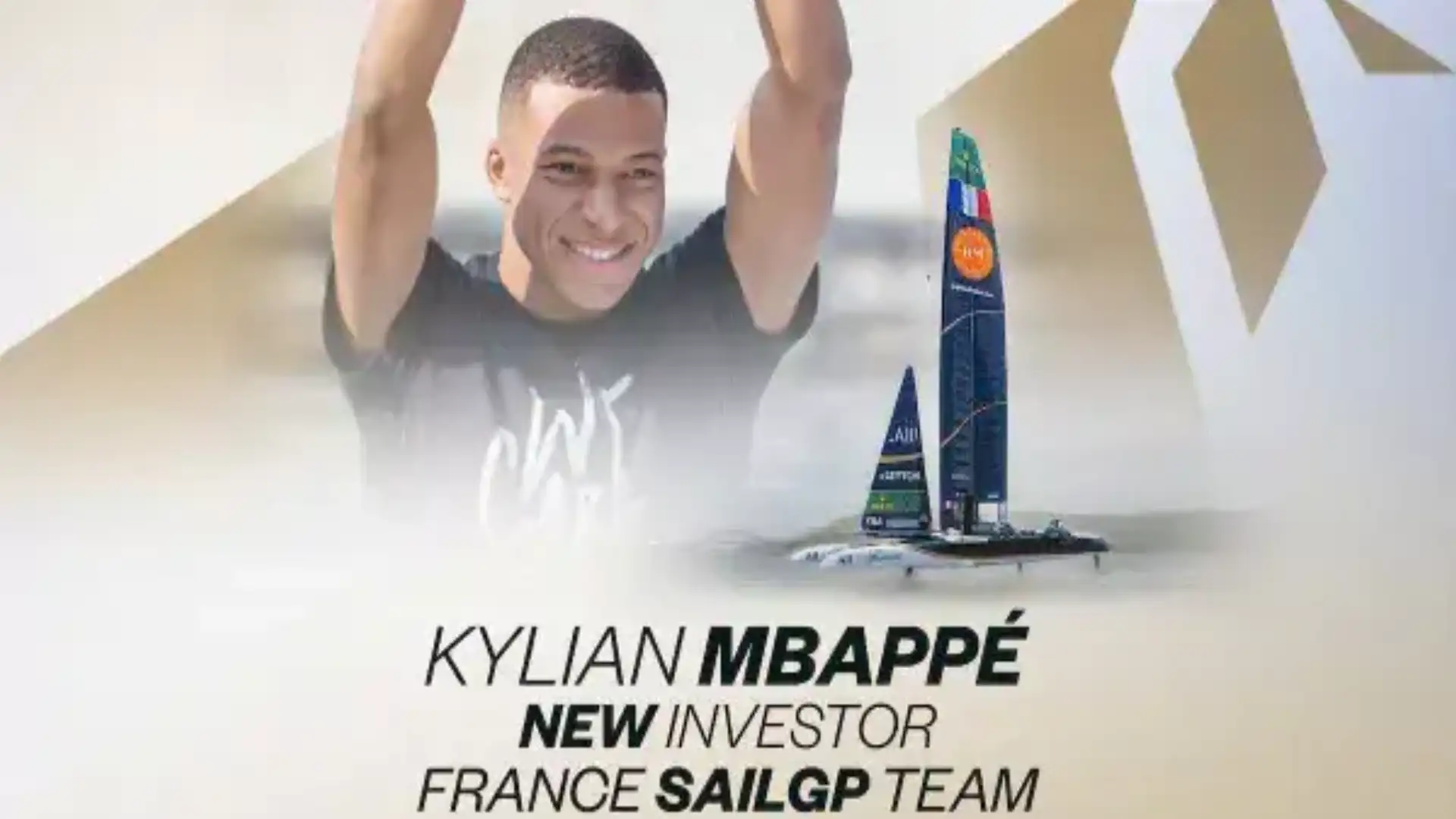 Kylian Mbappé, com Inspired by KM já é sócio do France SailGP Team