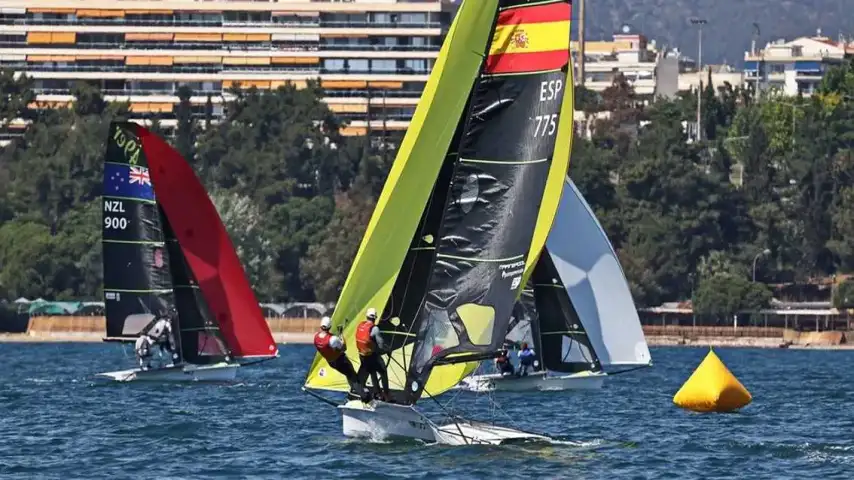 The Wizner with Ero Pons of 49er European Masters, Yamamay wins in Getxo