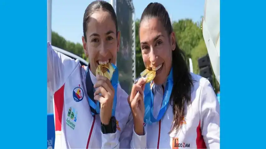 Tania Álvarez e Tania Fernández medalhas de ouro em Györ de K2 sênior