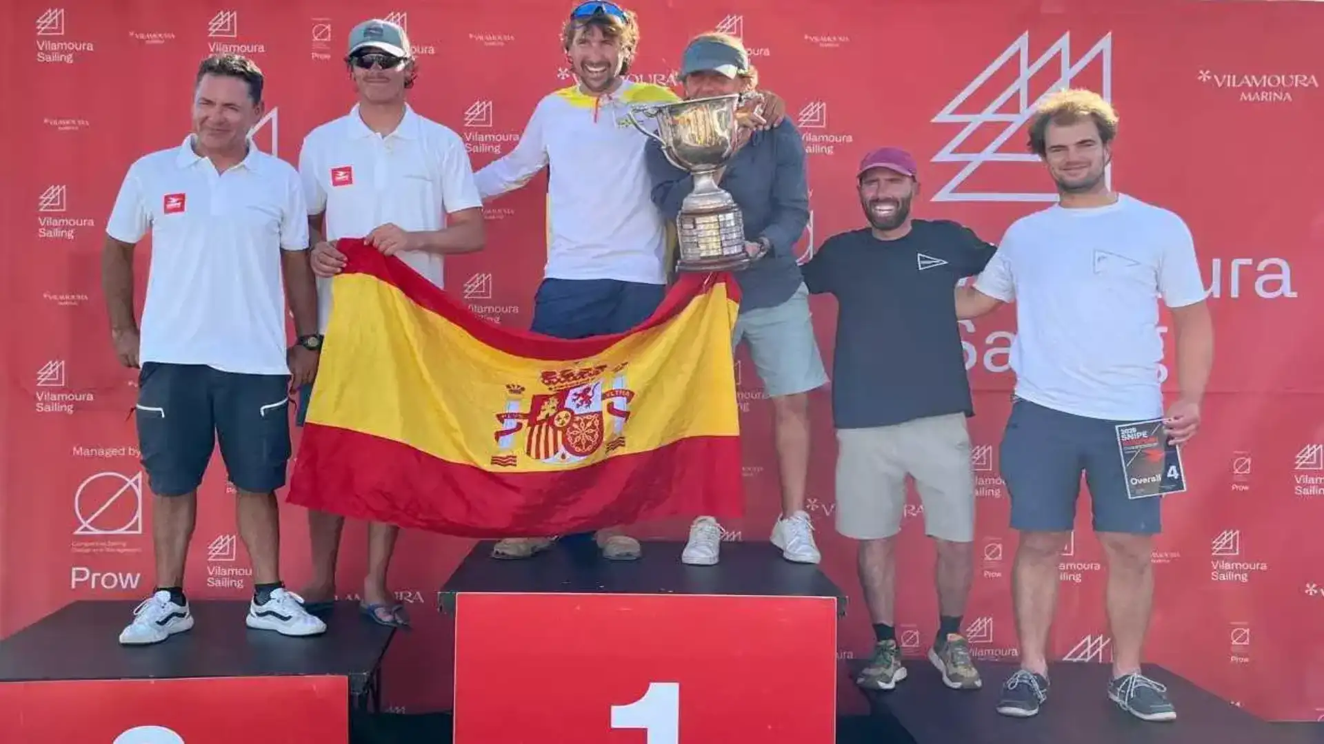 Exceptional Spanish Navy in the European Snipe in Vilamoura