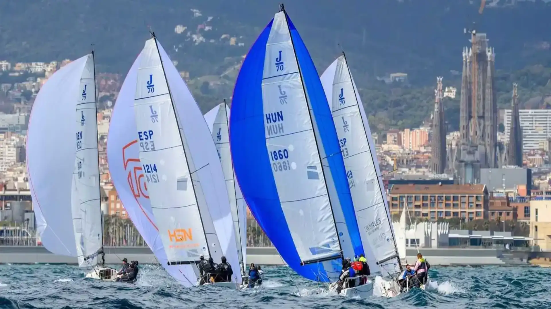 Barcelona Winter Series J70: 25 teams from 7 countries start the series