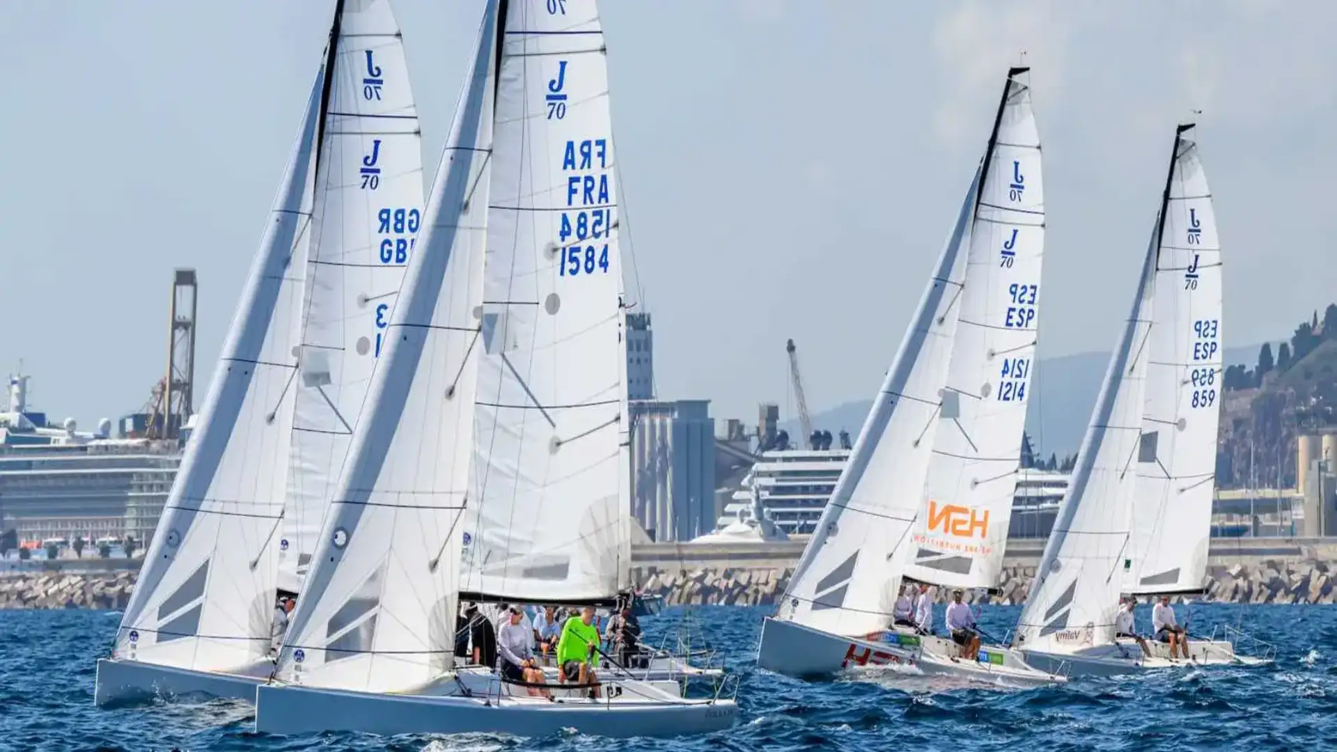 Barcelona Winter Series J70: Seriousfun, Can Marlés and HSN, provisional podium