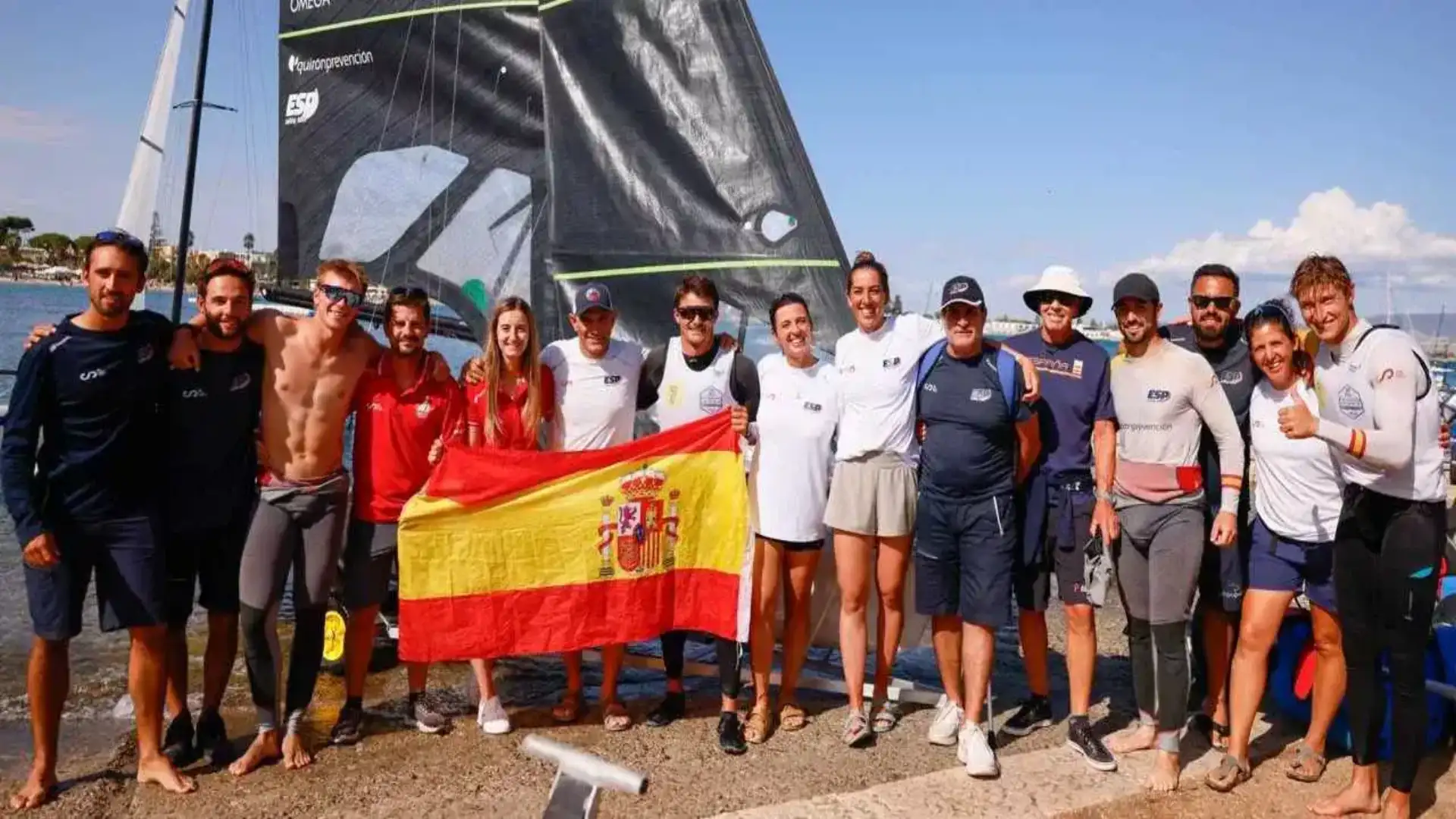 Spain world's bicampeona in the 49er world