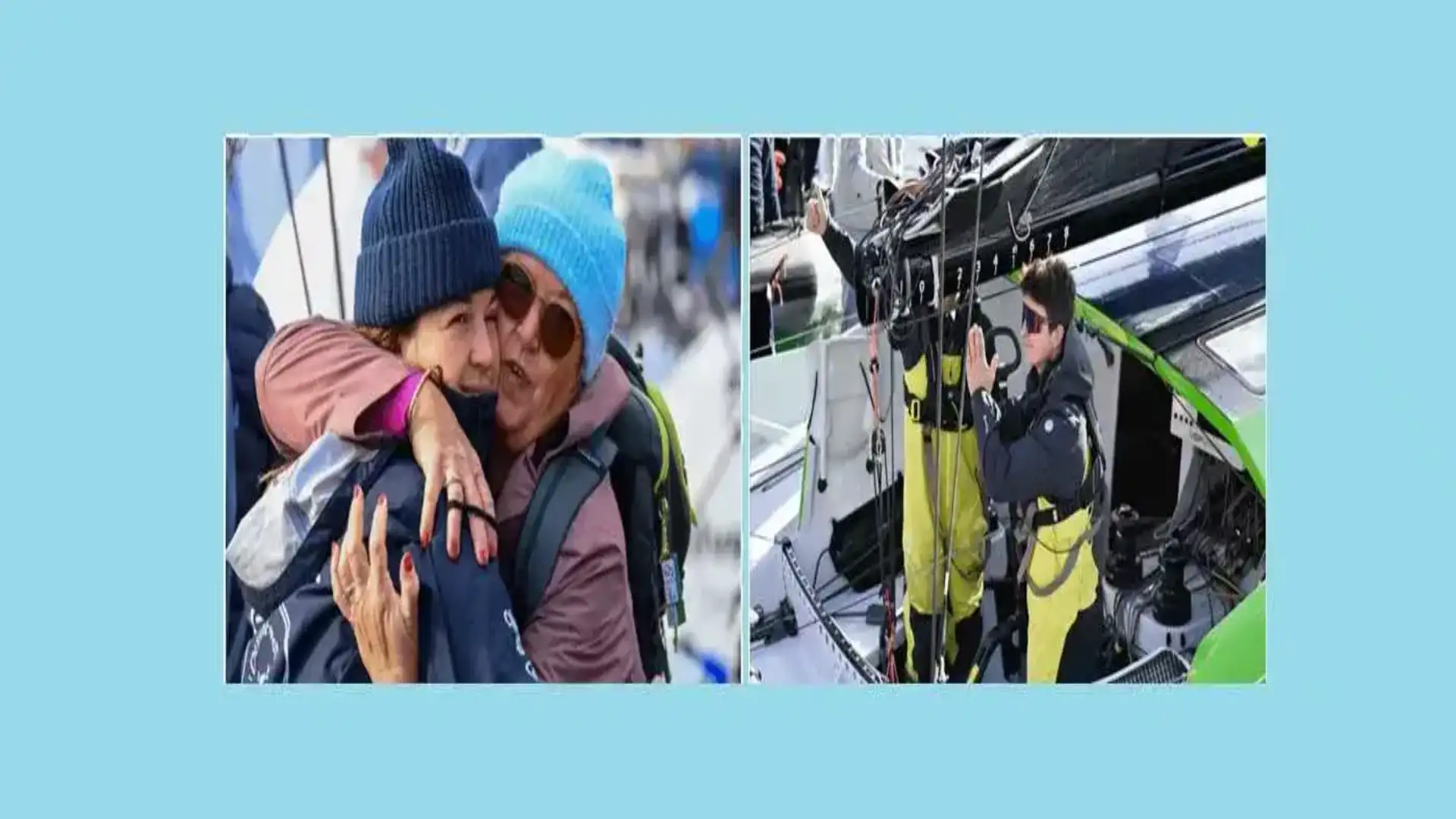 Aina Bauzá, Pablo Santurde and Pep Costa in the Transat of the Atlantic Café L'OR