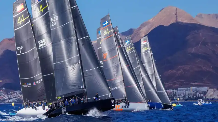 Lanzarote Calero Sailing Team is ninth and Aleph Racing is the new leader