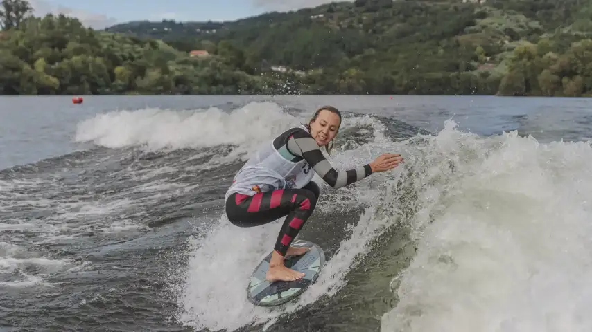 A Coruña Nautical Festival: the world's favorite gold Ryzhenkova in Wakesurf