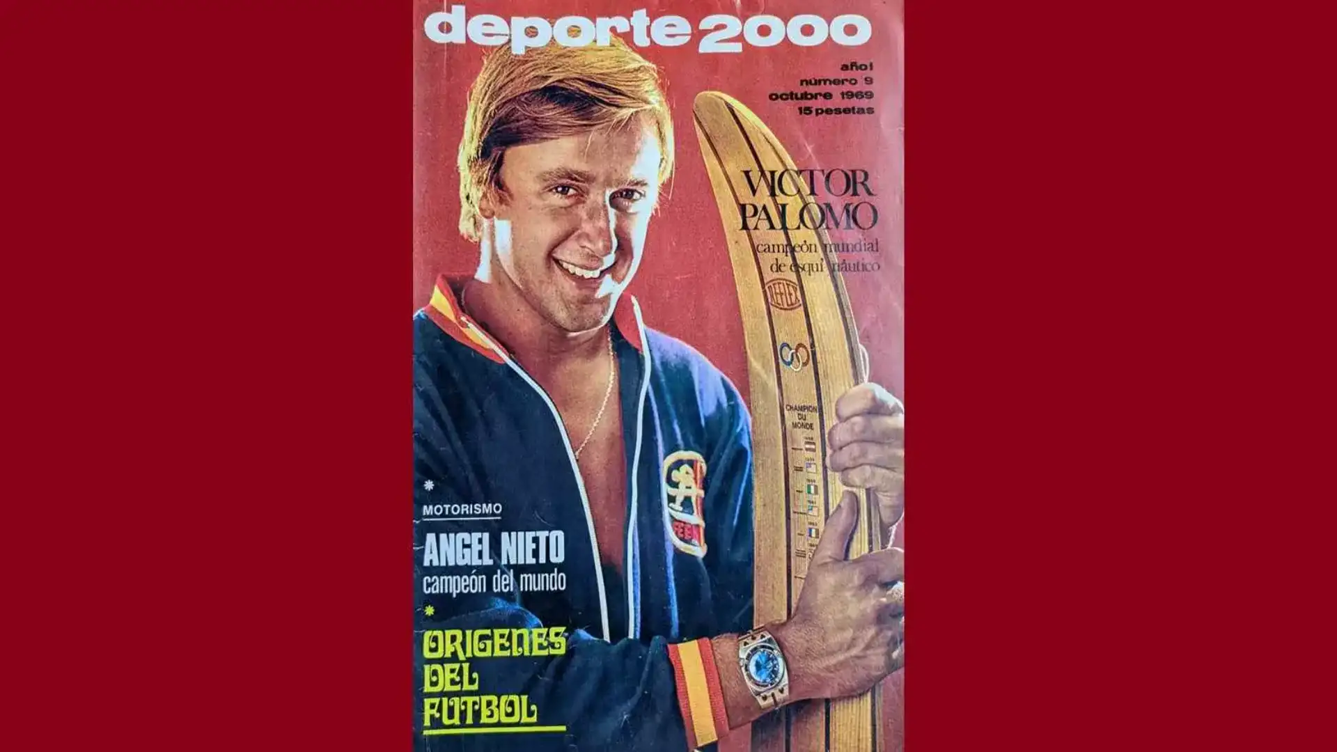 Der Barceloness Victor Palomo ein Welt-Superchampion für dreifaches Spiel