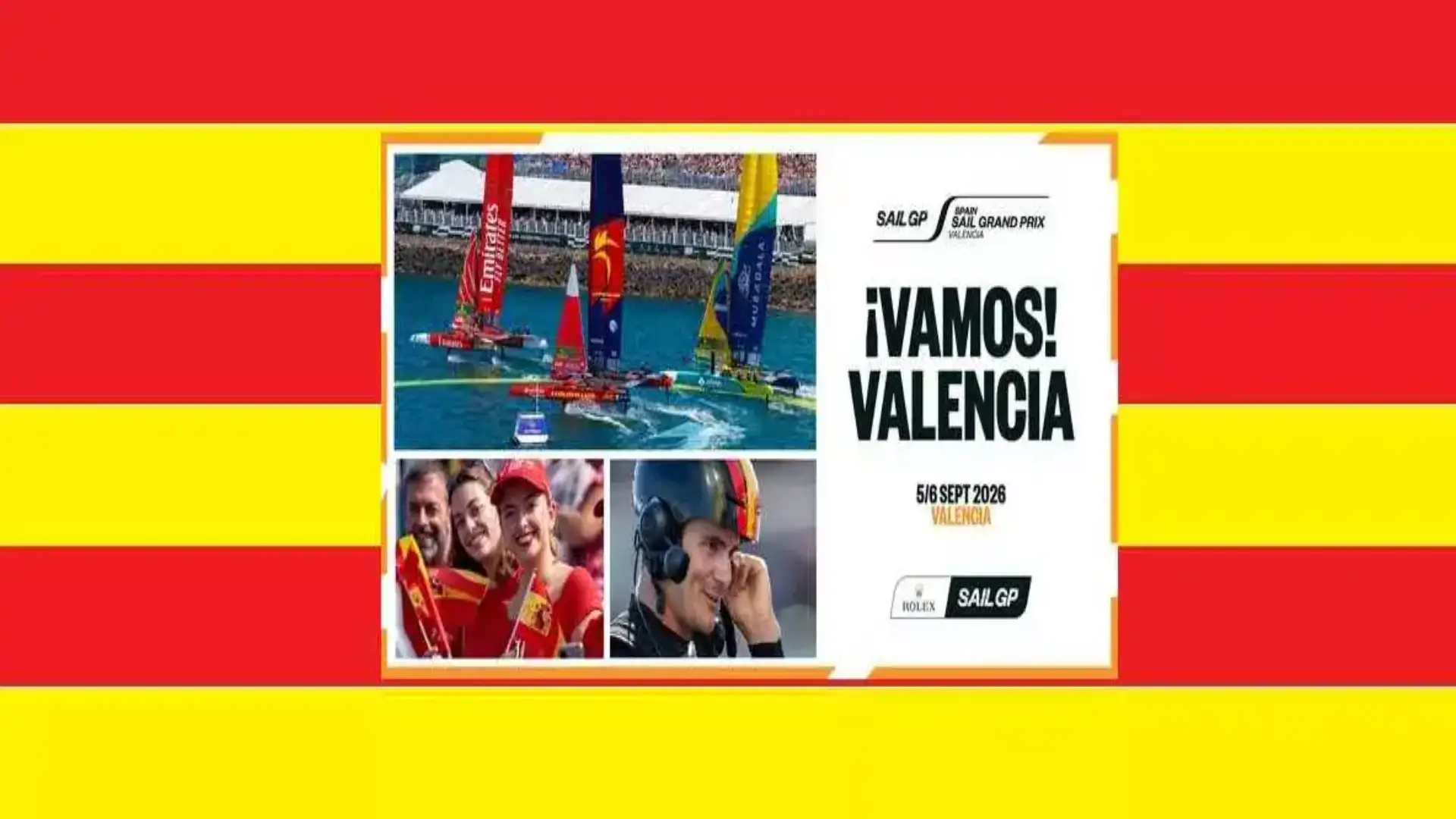 Valencia Hauptsitz für drei Jahre des Spanien Segel Grand Prix der ersten 5- 6. September