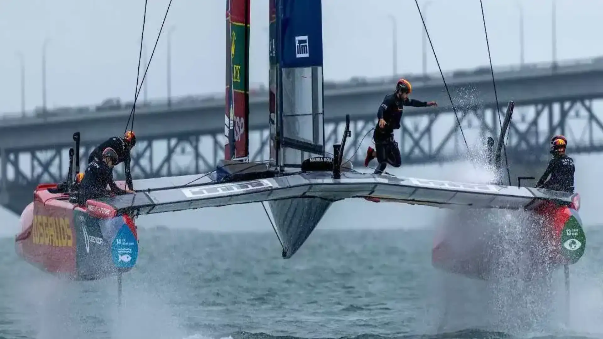 SailGP: Espanha sem outra que iniciar sua recuperação em Auckland