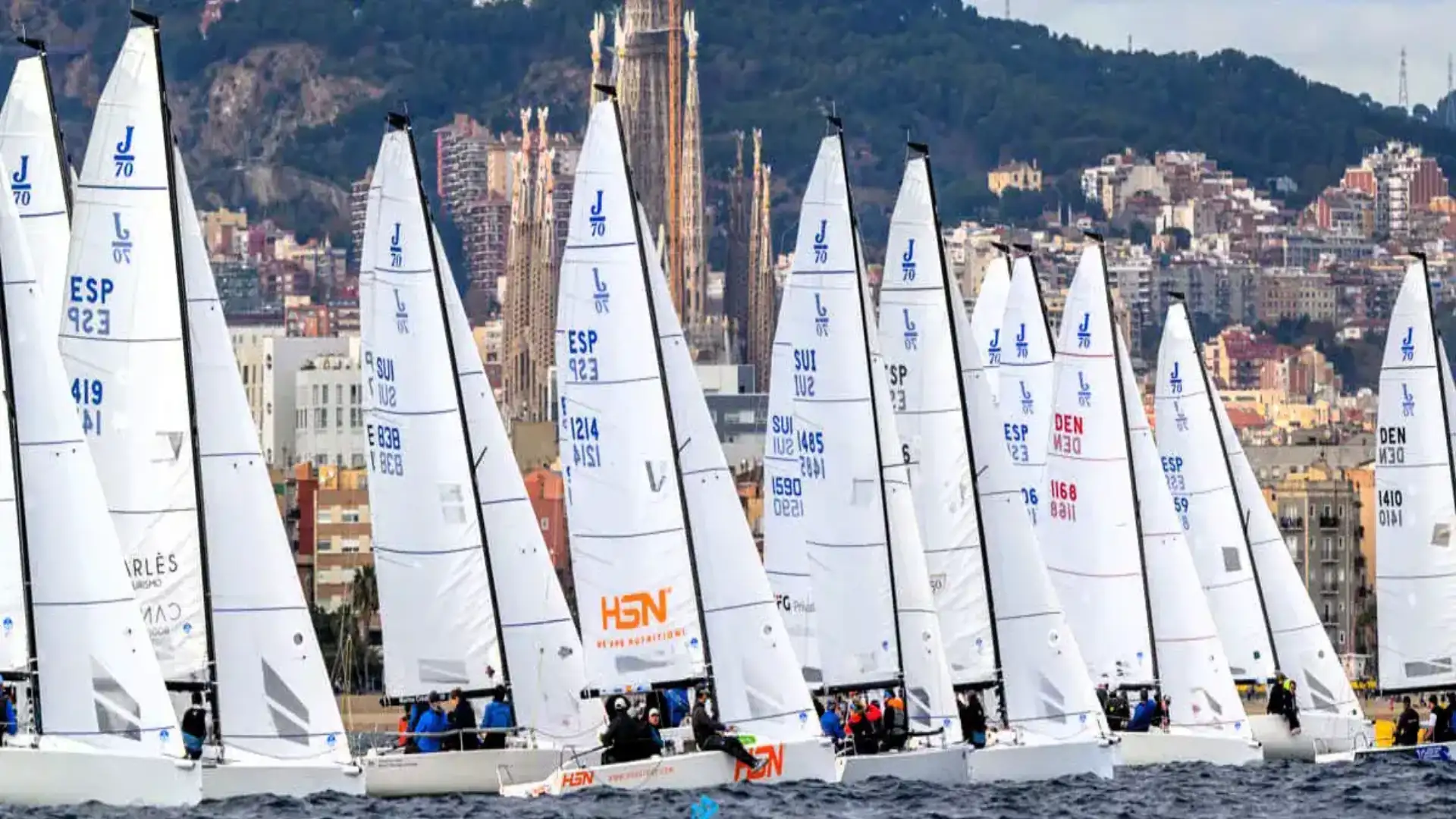 Hiver Series le leader provisoire du J70 canary HSN à Barcelone