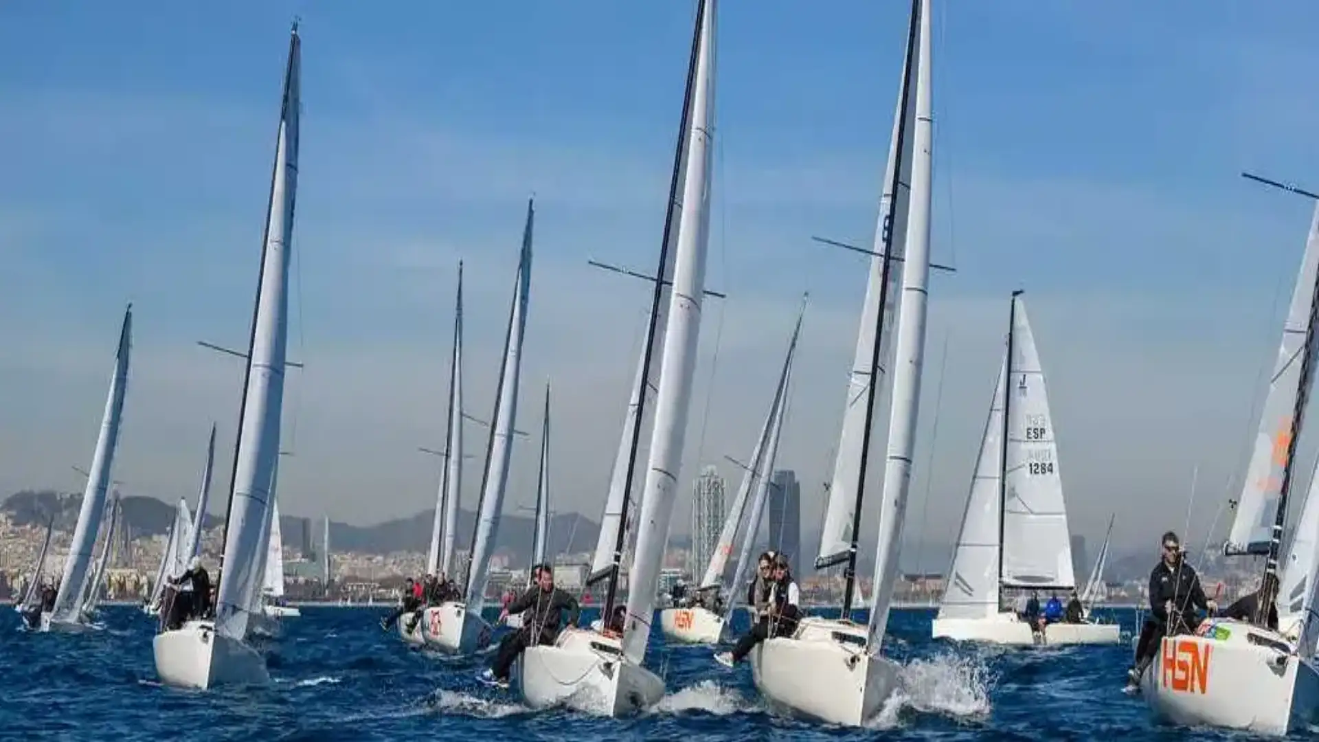 HSN Sailing Team lidera las J70 Barcelona Winter Series