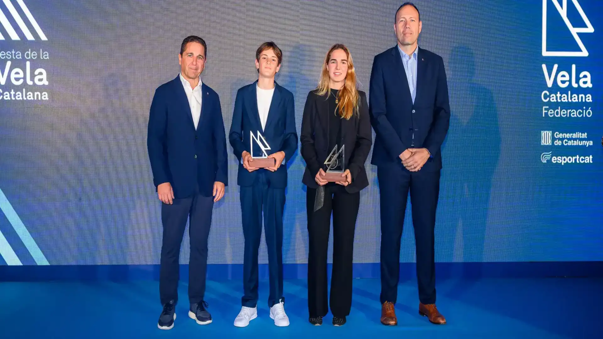 Die Festa der katalanischen Segelföderation, die Nacht des Erfolgs