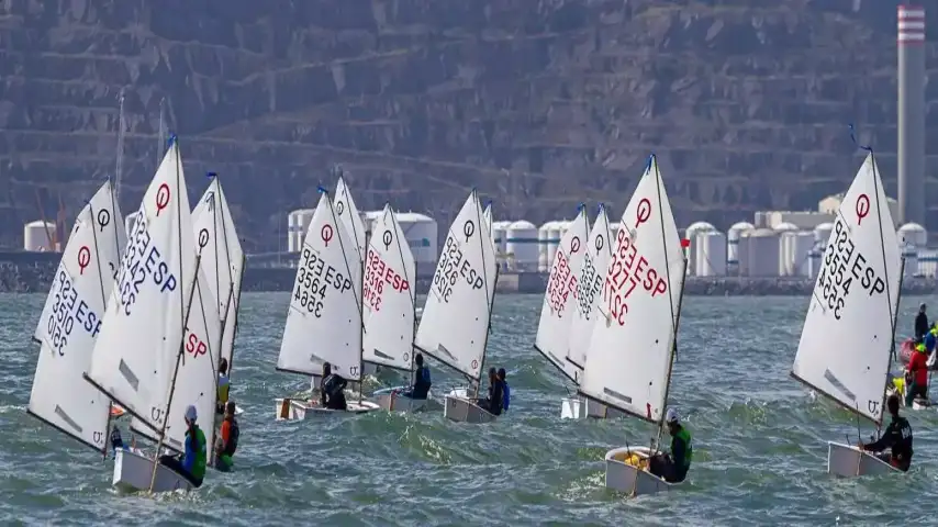National of Optimist in Getxo Daniel Capa of SEstanyol leader